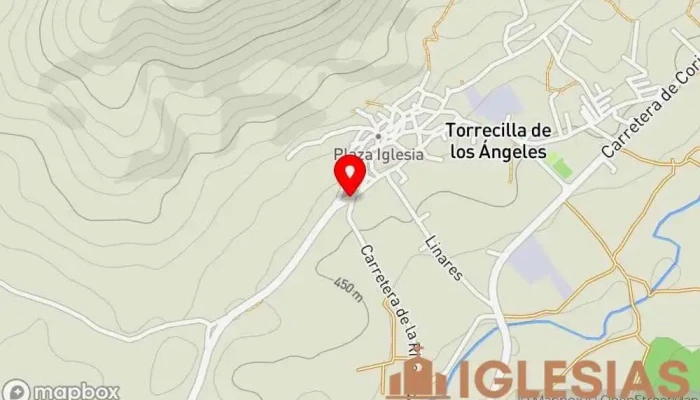 mapa de Ermita del Cristo Iglesia en Torrecilla de los Ángeles