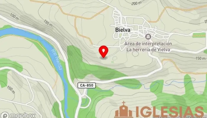 mapa de Ermita del Cristo Iglesia en Cantabria