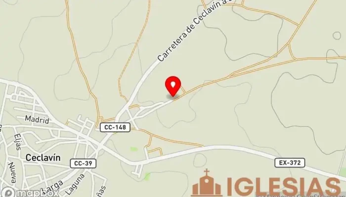 mapa de Ermita del Humilladero Iglesia en Ceclavín