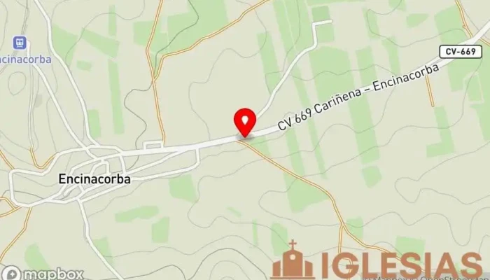 mapa de Ermita del Humilladero Capilla en Encinacorba