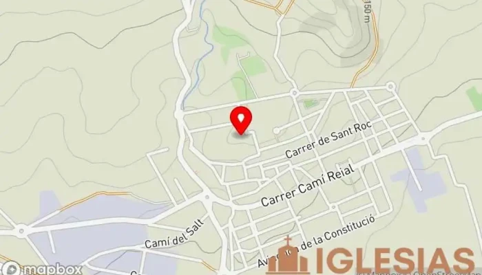 mapa de Ermita del Santíssim Crist del Miracle Iglesia católica en La Llosa de Ranes