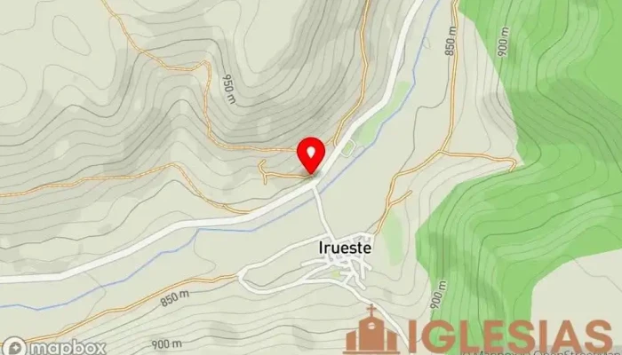 mapa de Ermita del Santo Cristo del Humilladero Capilla en Irueste