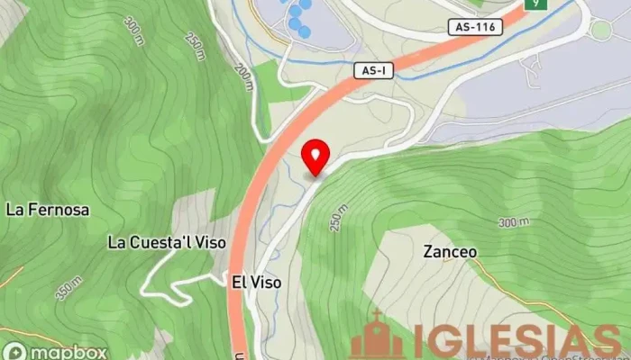 mapa de Ermita del Visu Iglesia católica en El Viso