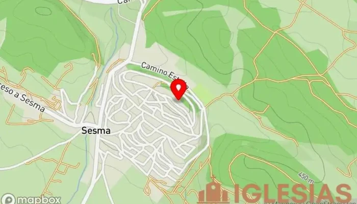 mapa de Ermita NªSeñora de los Remedios Iglesia en Sesma