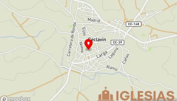 mapa de Ermita Santa Ana Capilla en Ceclavín