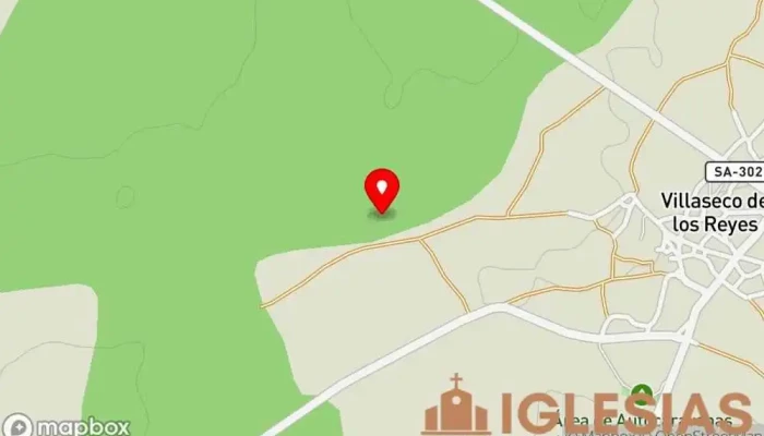 mapa de Ermita Santuario de Nuestra Señora de los Reyes Capilla en Villaseco de los Reyes