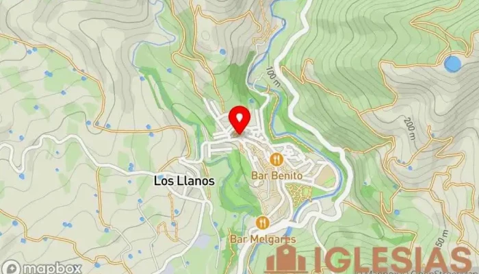 mapa de Ermita Virgen de las Angustias Iglesia en Algarrobo