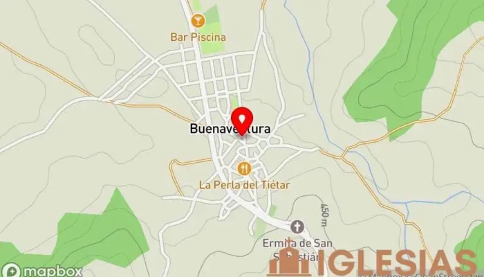 mapa de Ermita Virgen del Buensuceso Capilla en Buenaventura