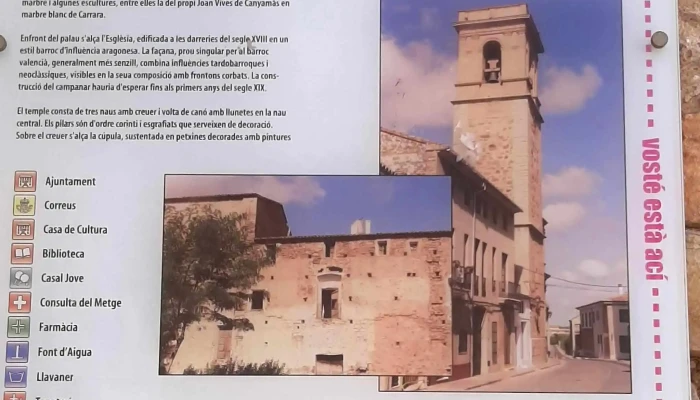 Esglesia De Sant Gil Abat Ubicacion - benifairó de les valls