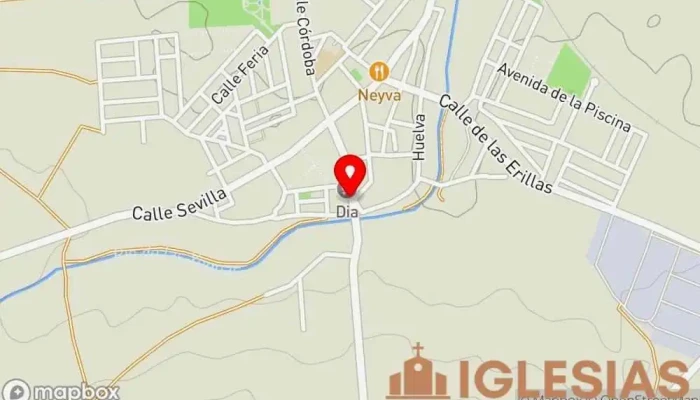 mapa de Hermandad Virgen de Los Dolores Capilla en La Roda de Andalucía