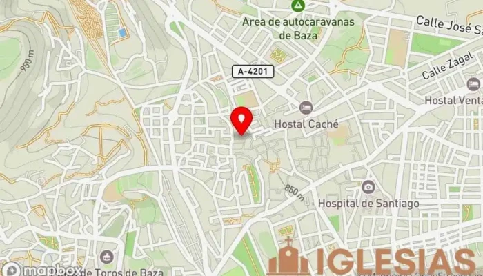 mapa de Hijas de la Sagrada Familia Iglesia en Baza