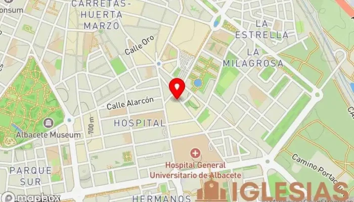 mapa de Iglesia Adventista del Séptimo Día en Albacete Iglesia adventista del séptimo día en Albacete