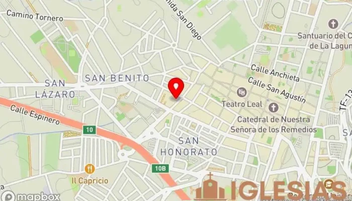 mapa de Iglesia Canaria Online Iglesia evangélica en La Laguna