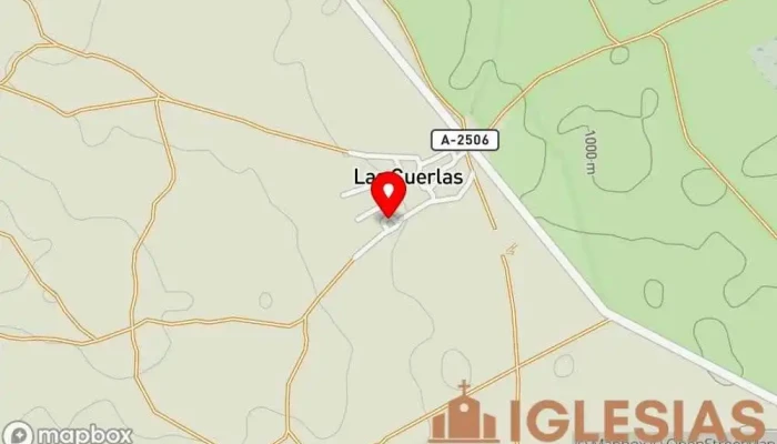 mapa de Iglesia de Asunción de Nuestra Señora de Las Cuerlas Iglesia en Las Cuerlas