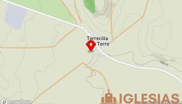 mapa de Iglesia de el Salvador, Torrecilla de la Torre Iglesia católica en Torrecilla de la Torre