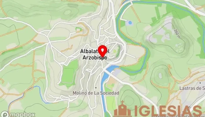 mapa de Iglesia de la Asunción de Nuestra Señora, Albalate del Arzobispo Iglesia católica en Albalate del Arzobispo