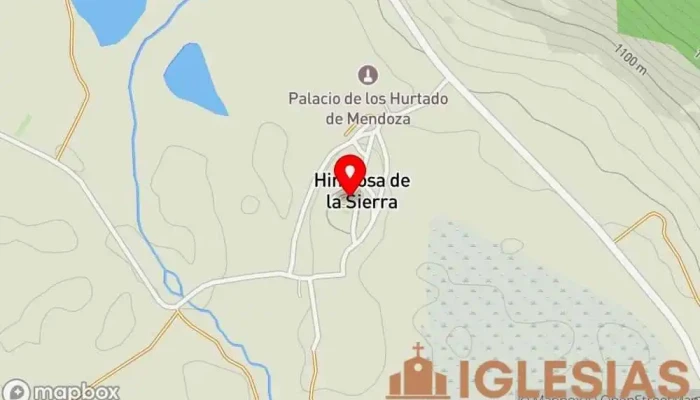 mapa de Iglesia de la Asunción de Nuestra Señora Iglesia católica en Hinojosa de la Sierra