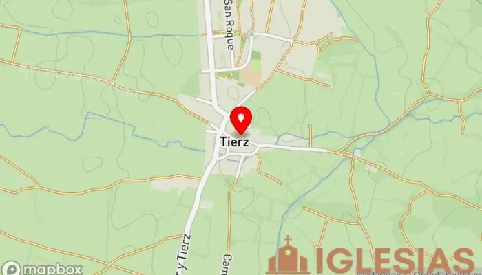 mapa de Iglesia de la Asunción de Nuestra Señora Iglesia católica en Tierz