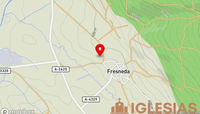 mapa de Iglesia de la Asunción de Nuestra Señora Iglesia católica en Fresneda