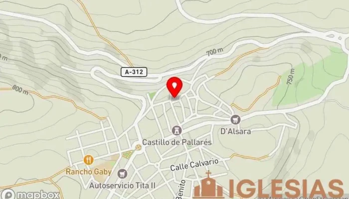 mapa de Iglesia de la Encarnación Iglesia en Castellar