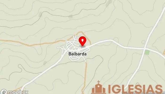 mapa de Iglesia de la Sagrada Asunción Iglesia en Balbarda