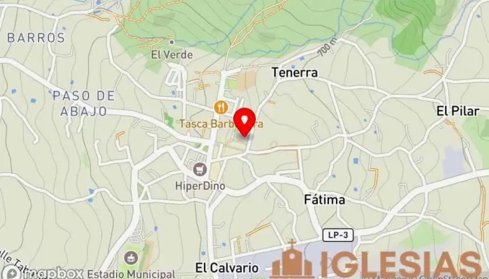 mapa de Iglesia de Nuestra Señora de Bonanza Iglesia en El Paso