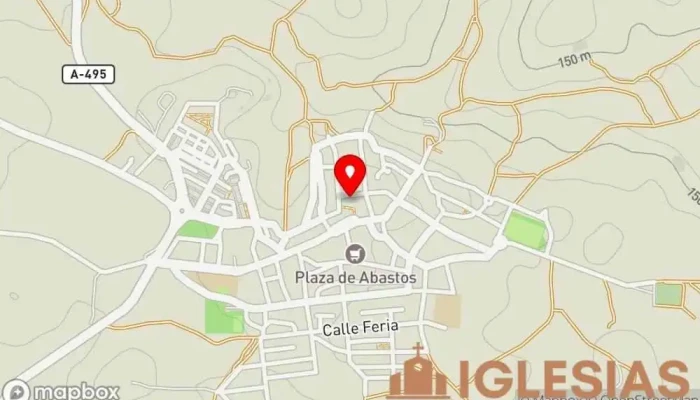 mapa de Iglesia de Nuestra Señora de Gracia Iglesia en Alosno