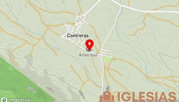 mapa de Iglesia de Nuestra Señora de la Asunción Iglesia católica en Contreras