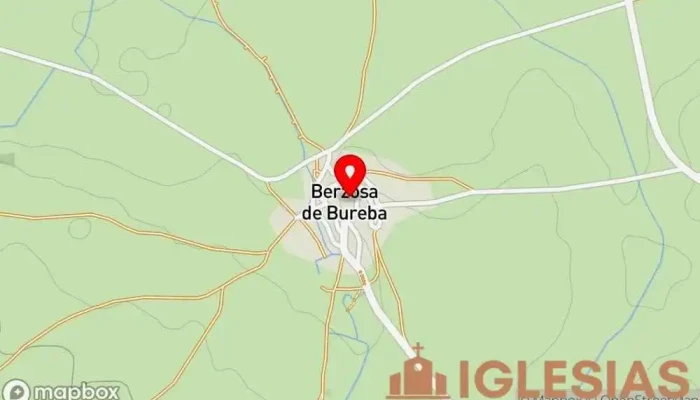 mapa de Iglesia de Nuestra Señora de la Asunción Iglesia católica en Berzosa de Bureba