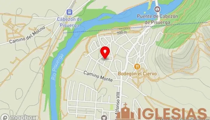 mapa de Iglesia de Nuestra Señora de la Asunción Iglesia en Cabezón de Pisuerga