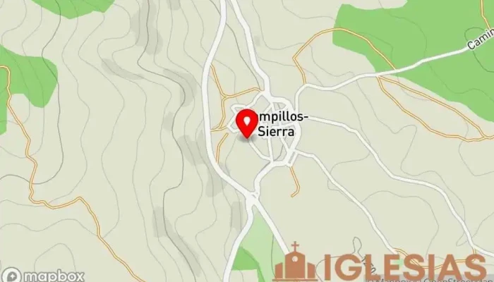 mapa de Iglesia de Nuestra Señora de la Asunción Iglesia católica en Campillos-Sierra