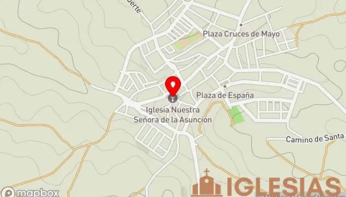 mapa de Iglesia de Nuestra Señora de la Asunción Iglesia en Bonares