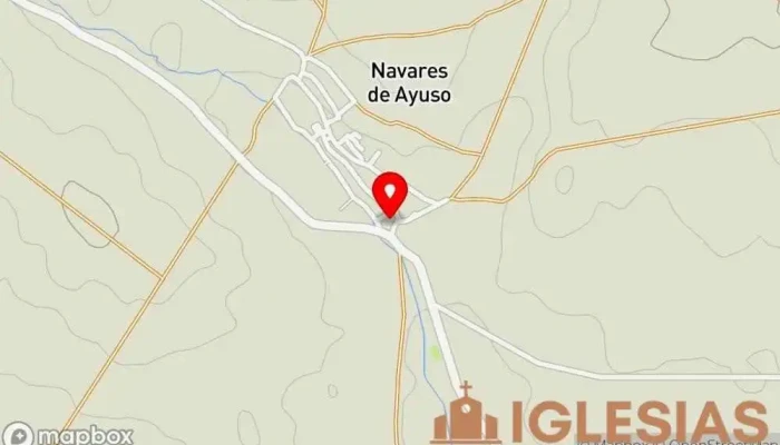 mapa de Iglesia de Nuestra Señora de la Asunción o de la Virgen de las Dehesas Iglesia católica en Navares de Ayuso