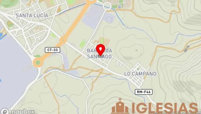 mapa de Iglesia de Nuestra Señora de los Remedios Iglesia católica en Cartagena