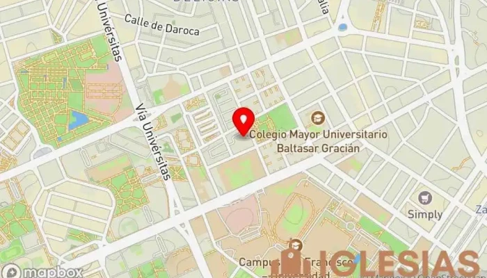 Mapa de Iglesia católica, Iglesia, Lugar de culto Iglesia de Nuestra Señora de Montserrat en Zaragoza mapa de Iglesia de Nuestra Señora de Montserrat Iglesia católica, Iglesia, Lugar de culto en Zaragoza