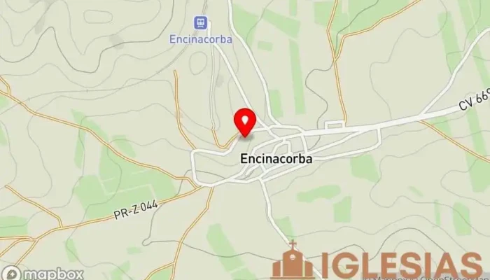 mapa de Iglesia de Nuestra Señora del Mar Iglesia católica en Encinacorba