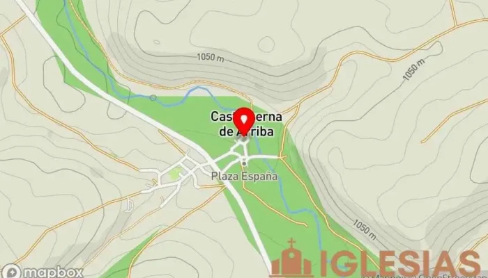 mapa de Iglesia de Nuestra Señora del Río Iglesia católica en Castroserna de Arriba