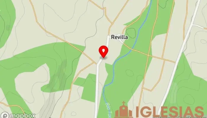mapa de Iglesia de Revilla Iglesia católica en Villamejil