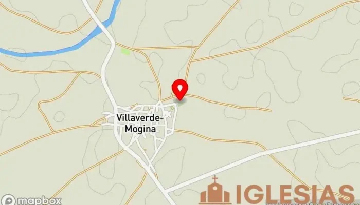 mapa de Iglesia de San Adrián y Santa Natalia Iglesia en Villaverde Mogina
