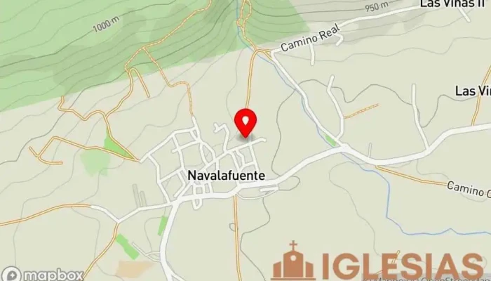 mapa de Iglesia de San Bartolomé Iglesia en Navalafuente