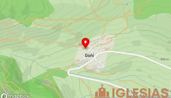 mapa de Iglesia de San Ciriaco (antiguo) Iglesia en Goñi