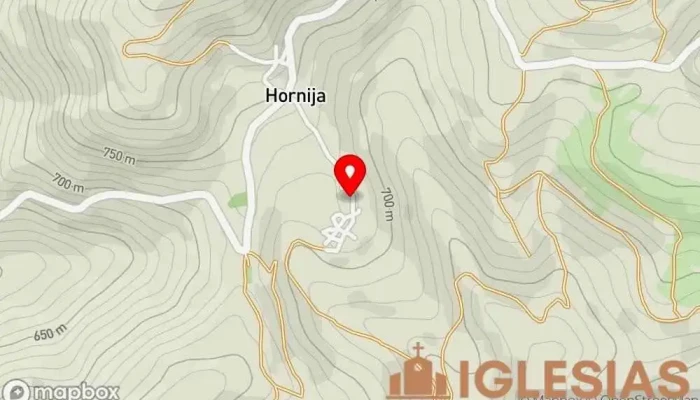 mapa de Iglesia de San Cristóbal Iglesia en Hornija