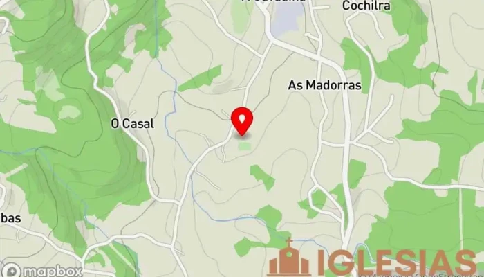 mapa de Iglesia de San Jorge de Mosende Iglesia en As Madorras