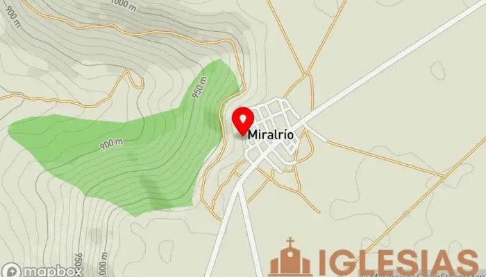 mapa de Iglesia de San Jorge Iglesia católica en Miralrío