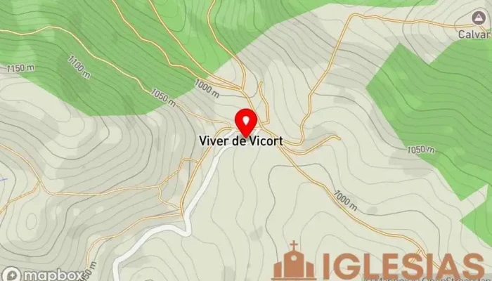 mapa de Iglesia de San Jorge Iglesia católica en Belmonte de Gracián