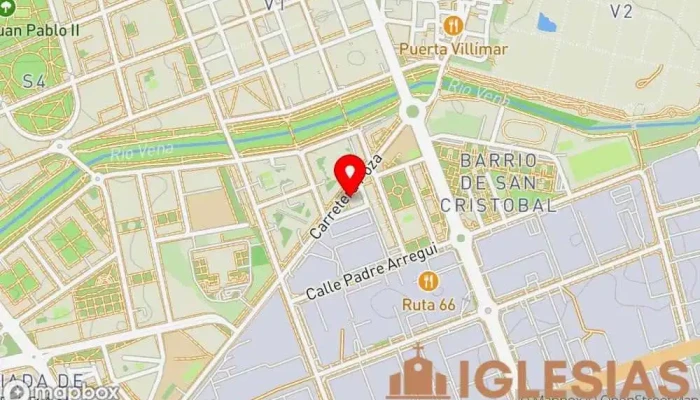 mapa de Iglesia de San Juan de Ortega Iglesia católica en Burgos