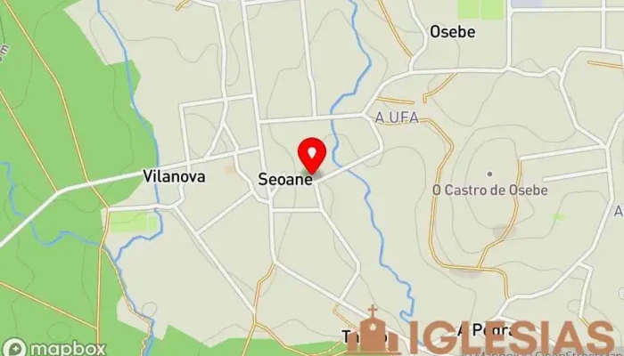 mapa de Iglesia de San Juan de Recesende Iglesia en Teo