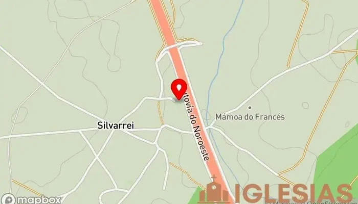 mapa de Iglesia de San Juan de Silvarrei Iglesia en Outeiro de Rei