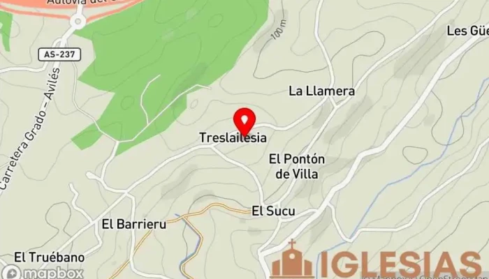 mapa de Iglesia de San Juan de Villa Iglesia en Villa