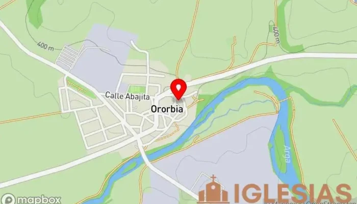 mapa de Iglesia de San Julián Iglesia en Ororbia